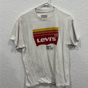 Levi's Red and White Short Sleeve Tees